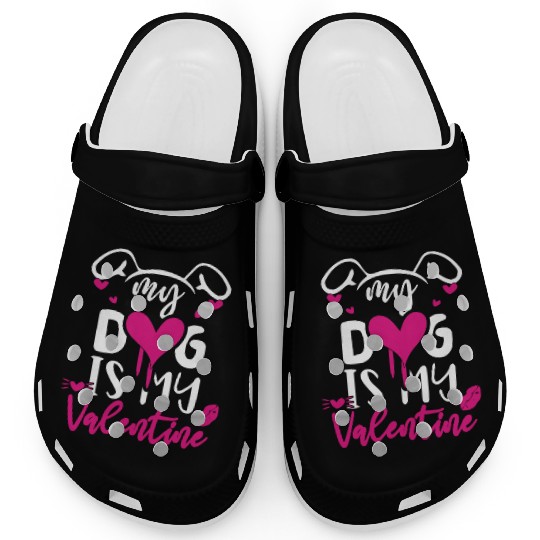 My dog is my valentine Clogs