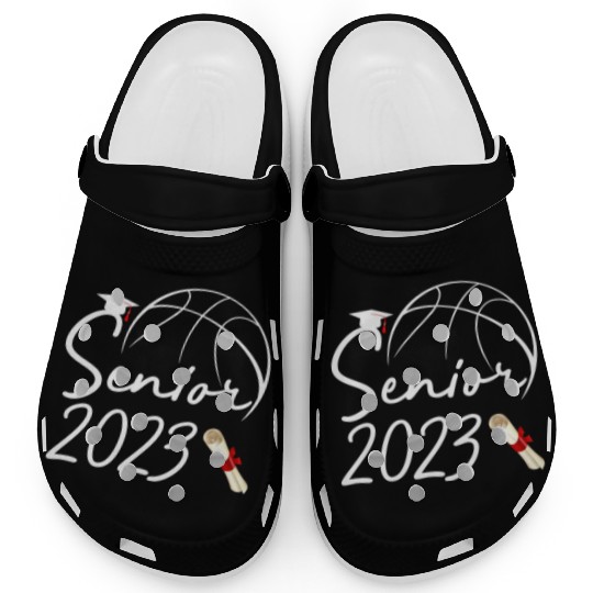 Graduate Senior Class 2023 Graduation Basketball Clogs