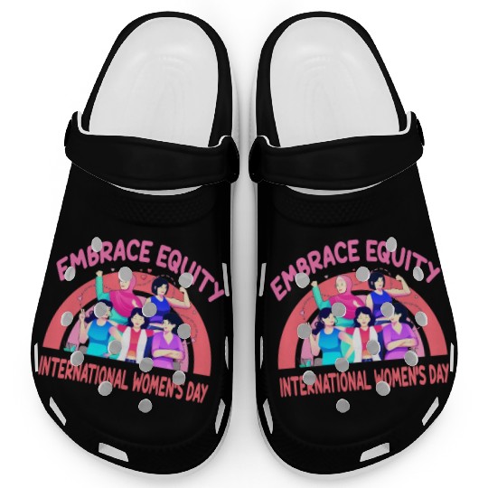 International Women's Day Embrace Equity Clogs