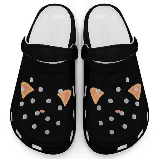 Floating Cat Face Clogs
