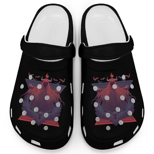 Scary devil creepy eagle Scary devil creepy eagle Clogs