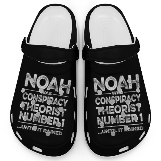 Funny Noah Conspiracy Theory & Realist Meme Libert Clogs