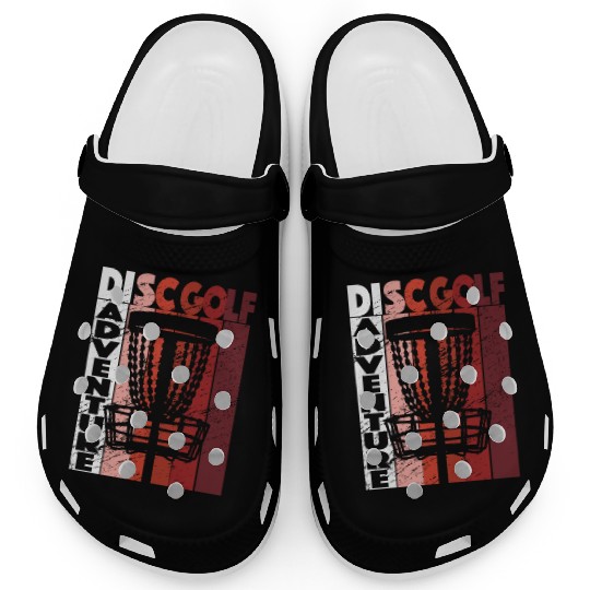 Disc Golf Adventure Retro Frisbee Golf Clogs
