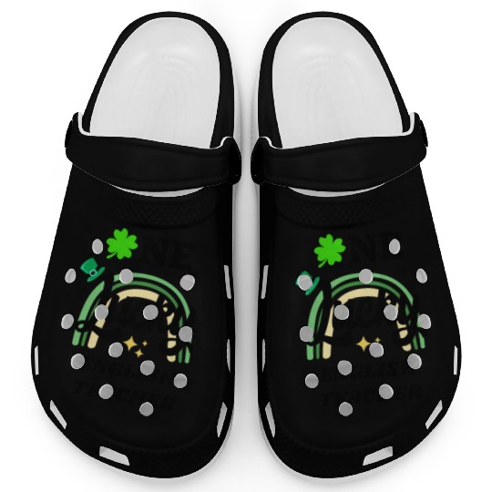 English Teacher, St Patrick's Day Gift Clogs