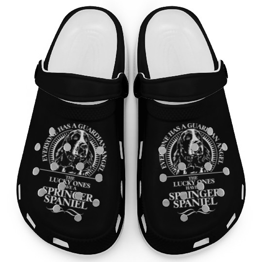 Springer Spaniel Guardian Angel dog quote Clogs