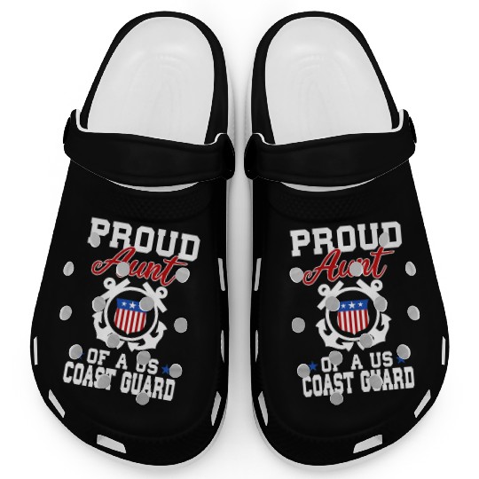 Proud US Coast Guard Aunt Clogs