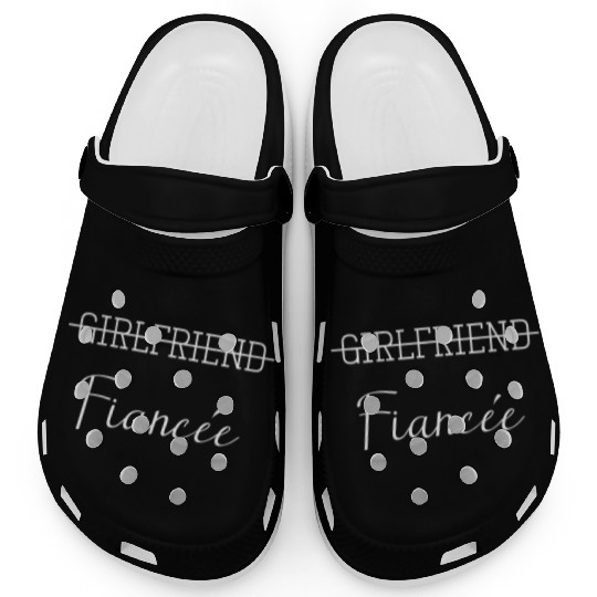 Girlfriend Fiancee Couple Engagement Engaged Clogs