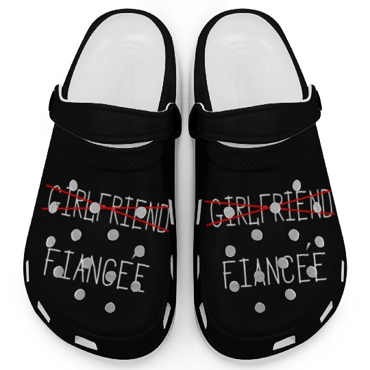 Girlfriend Fiancee Couple Engagement Engaged Clogs