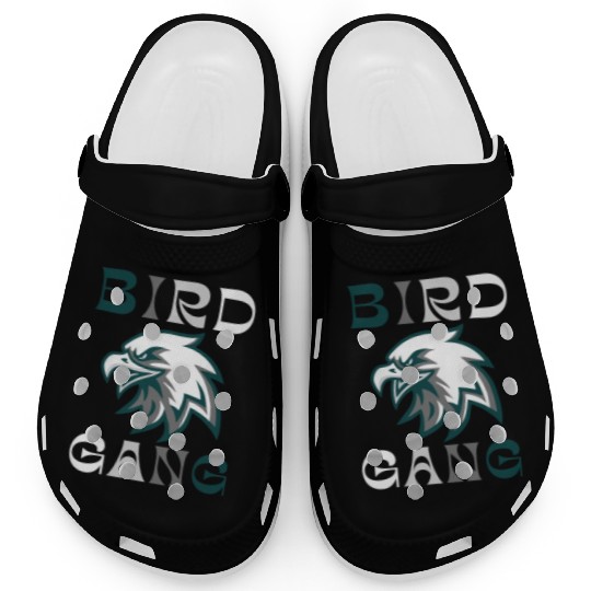 Eagle Bird Gang Funny Philadelphia Clogs