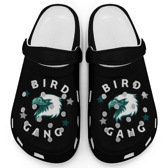Eagle Bird Gang Funny Philadelphia Clogs