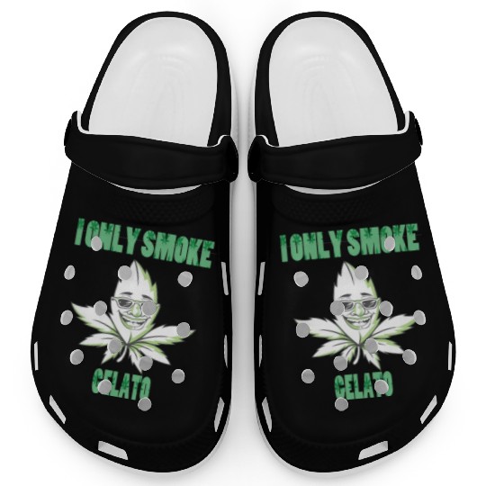 I ONLY SMOKE GELATO Clogs