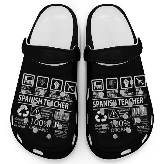 Spanish Teacher Clogs - Multitasking Job Gift It