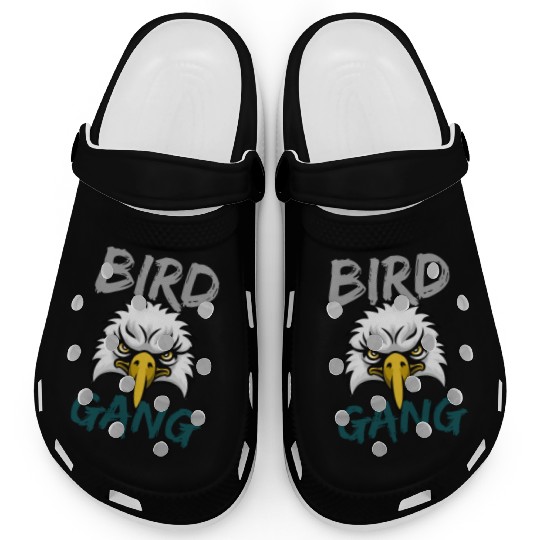 Eagle Bird Gang Funny Philadelphia Clogs