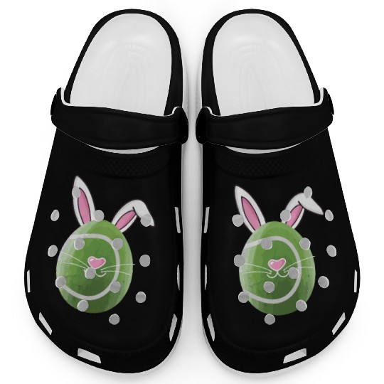 Funny Easter Easter Egg Tennis Tennisball Clogs