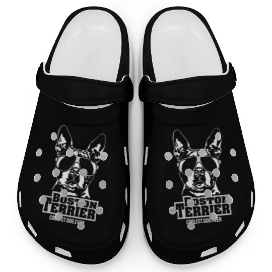 Boston Terrier coolest dog ever dog mom Clogs