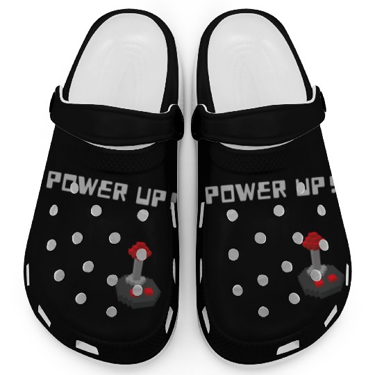 POWER UP! Unisex GYM and Gaming design Clogs