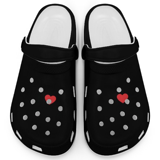 I LOVE (HEART) GASLIGHTING Clogs