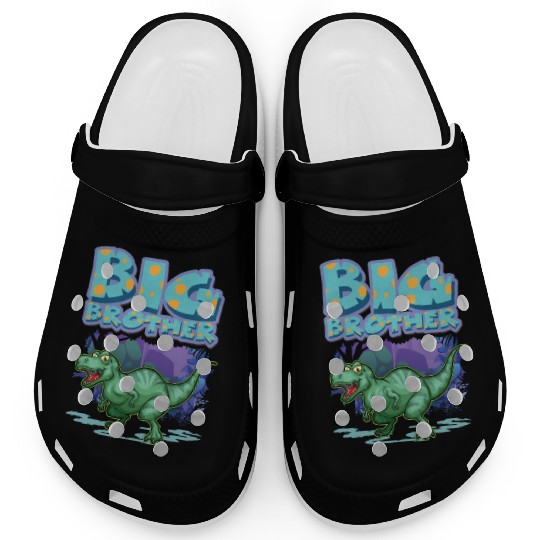 Big Brother Boys Dino Lover Clogs
