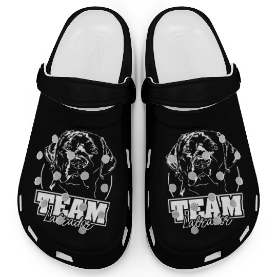 Team Labrador Retriever dog mom hound Clogs