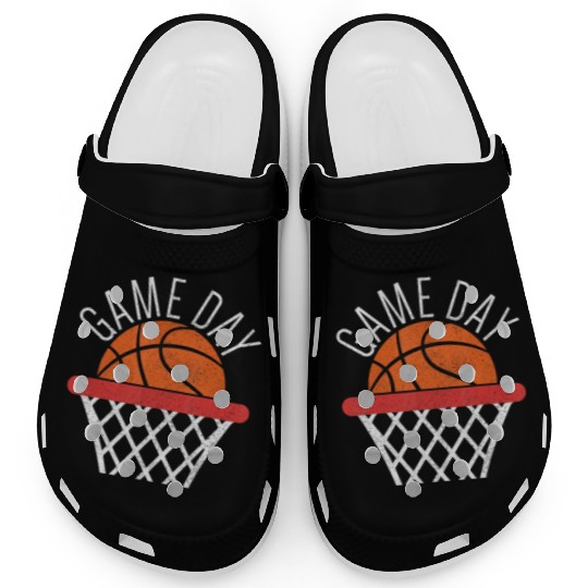 Game Day Basketball Lover Basketball Player Clogs