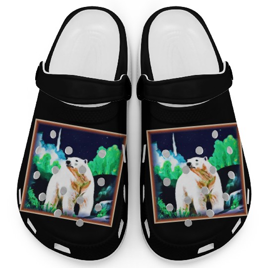 Polar Bear in The Wild. Buy Now Clogs