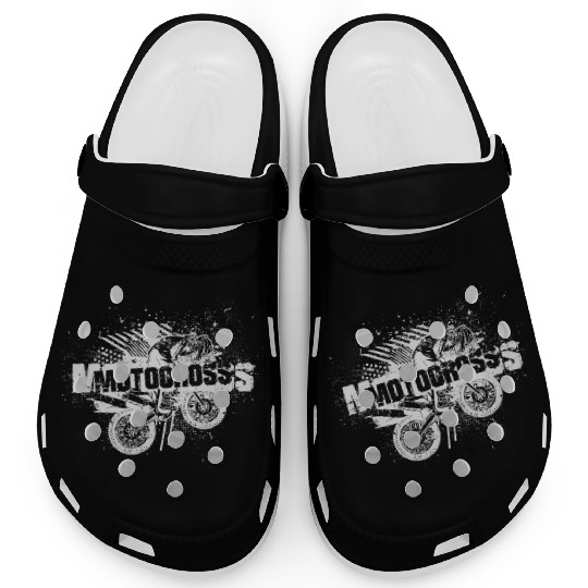 Motocross Paint Splatter Clogs