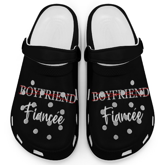 Couple Engagement Engaged Men Funny Fiancee Clogs
