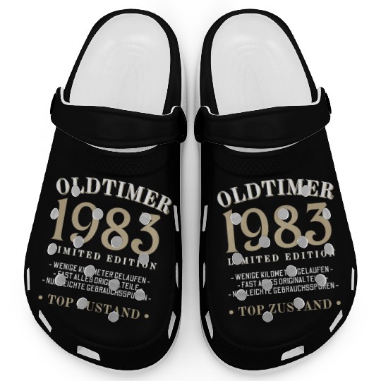 40th Birthday Vintage 1983 Clogs