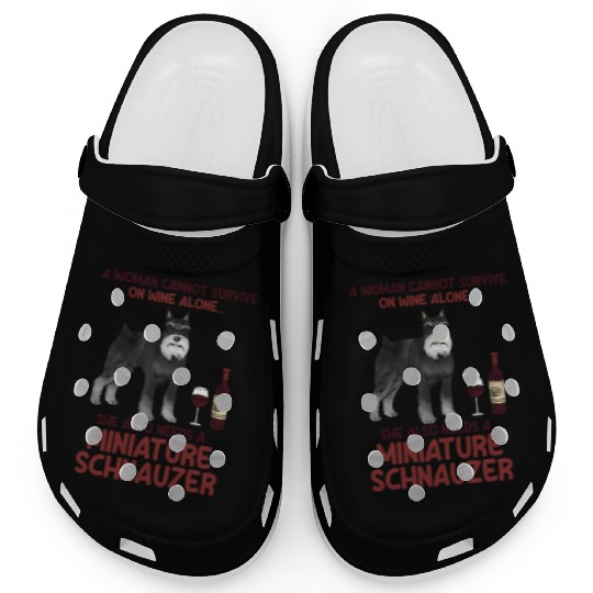 A Woman Cannot Survive On Wine Alone Miniature Sch Clogs
