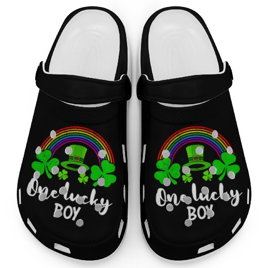One Lucky Boy St Patrick's Day Clogs