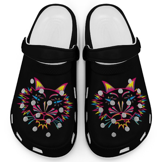 Cat Face Clogs