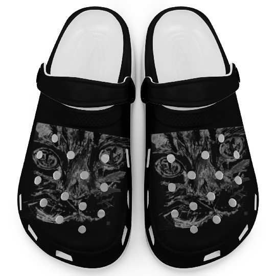 cat face Clogs