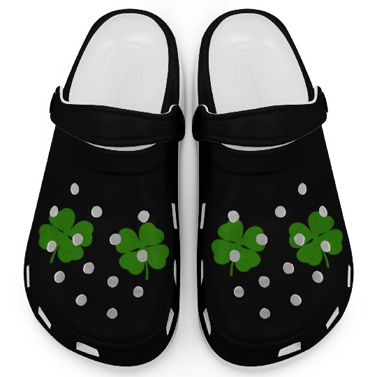 Shenanigans St Patrick's Day Shamrocks Women Clogs