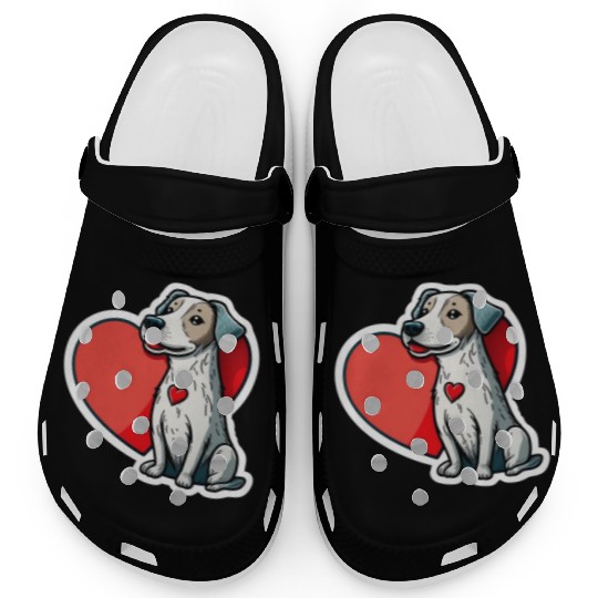 Valentine’s Day Cute Dog Clogs