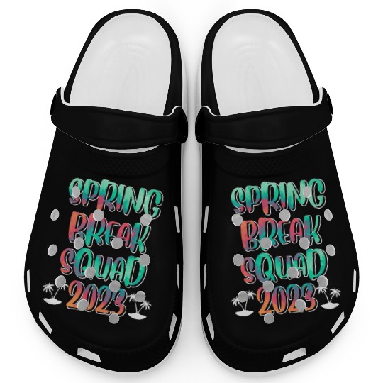 Spring Break Squad Summer Vacation Spring Break Clogs