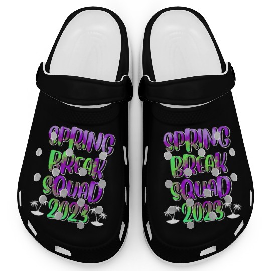 Spring Break Squad Summer Vacation Spring Break Clogs