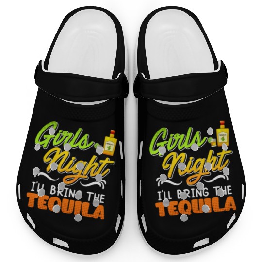 Girls Night I'll bring the Tequila Spring Break Clogs