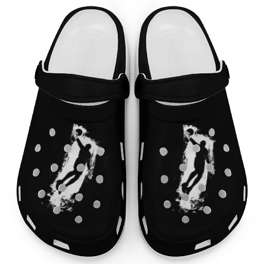 Basketball Air Man White Clogs