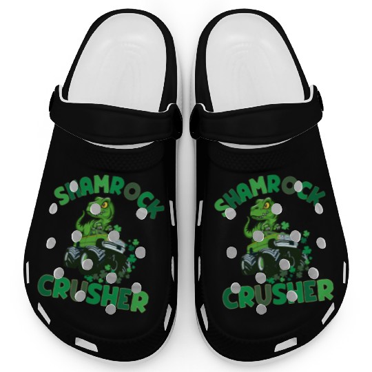 St. Patrick's T. rex Monster Truck The Shamrock Clogs