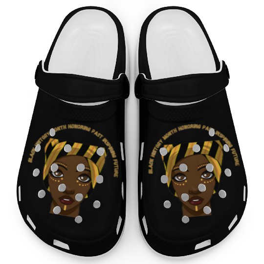 Black History Month Honoring Past Inspiring Future Clogs