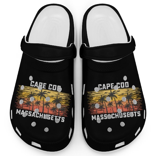 Cape Cod Massachusetts Summer Retro VIntage Clogs