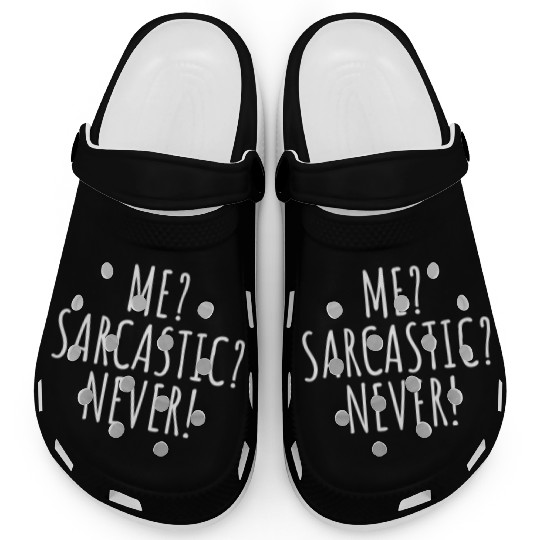 Inappropriate Funny Saying Clogs