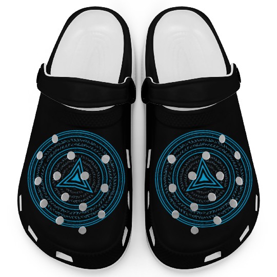 Triangle in Circle Clogs