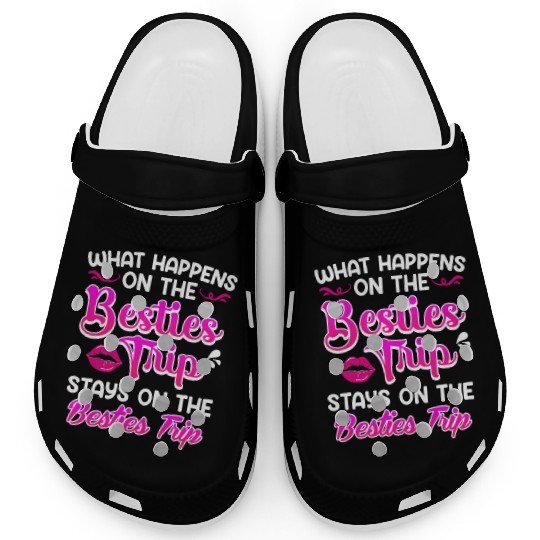 Besties Trip Friends Summer Vacation Spring Break Clogs