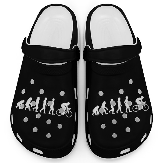 Bicycle Cycling Funny Clogs