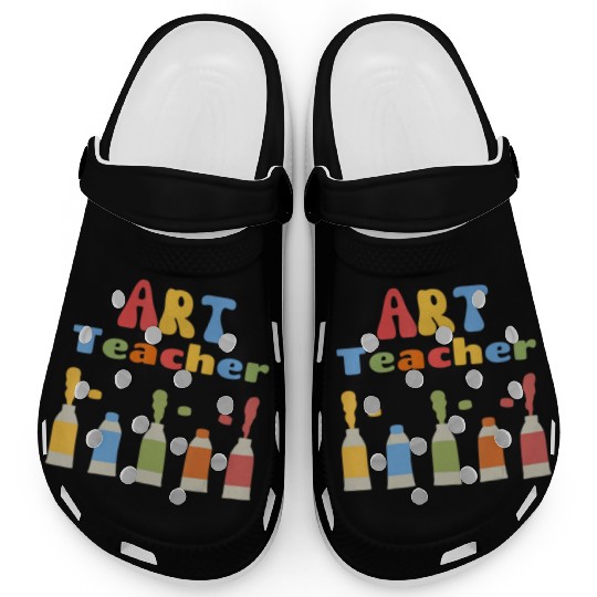 Back To School Art Teacher First Day of School Tea Clogs