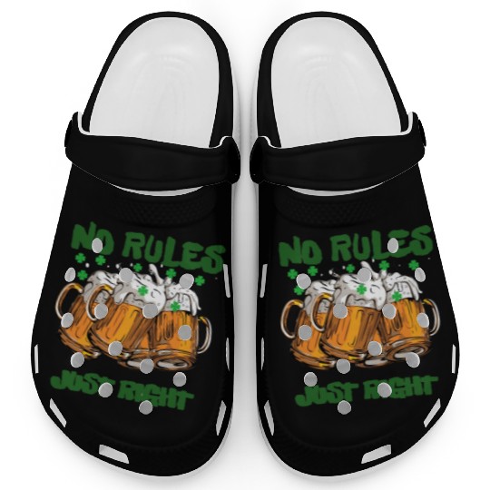 st paddy funny day, green beer Irish day Clogs