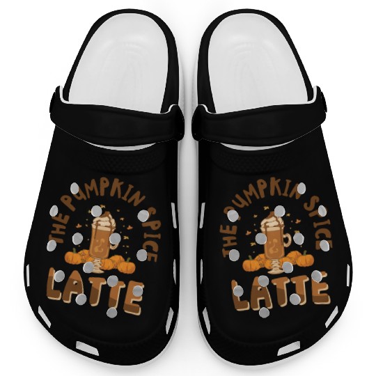 Pumpkin Spice Latte Halloween Coffee Lover Tarot Clogs