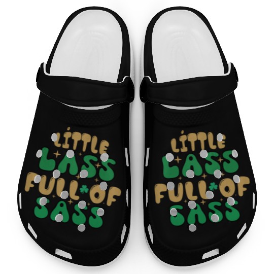 Little Patricks Day Sublimation Clogs