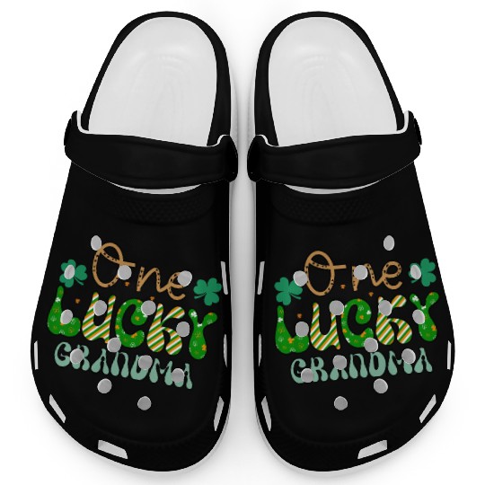 One luckyPatricks Day Sublimation Clogs